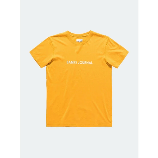 Banks Journal Label Classic Tee Shirt Tops Dijon 3 Banks Journal Label Classic Tee Shirt Tops Dijon