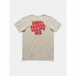 Banks Journal Posted Classic Tee Shirt Tops Bone