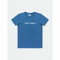 Banks Journal Label Classic Tee Shirt T-Shirts Newport Blue