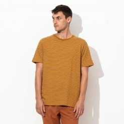 Banks Journal Minimal Deluxe Tee Shirt - Tobacco T-Shirts -Banks Journal store unnamed file 179