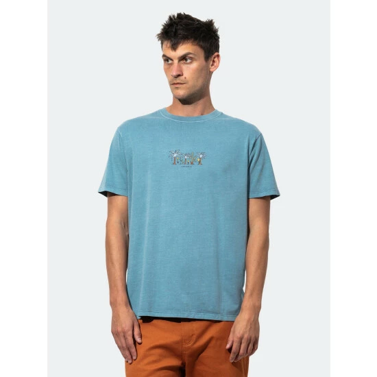 Banks Journal Twine Faded Tee Shirt T-Shirts Glacier Blue 4 Banks Journal Twine Faded Tee Shirt T-Shirts Glacier Blue - Image 2