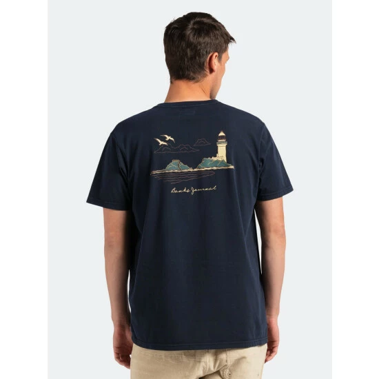 Banks Journal Mariner Faded Tee Shirt Tops Dirty Denim 6 Banks Journal Mariner Faded Tee Shirt Tops Dirty Denim - Image 4