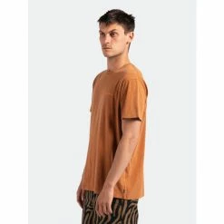 Banks Journal Scripture Faded Tee Shirt Tops Tabacco -Banks Journal store unnamed file 1803