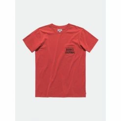 Banks Journal Shores Smu Hawaii Tee Shirt Tops Washed Red