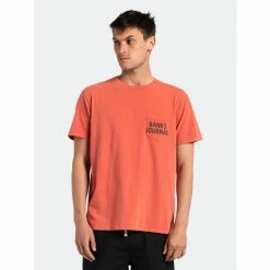 Alternative view of Banks Journal Shores Smu Hawaii Tee Shirt Tops Washed Red