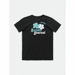 Banks Journal Lei Day Faded Tee Shirt Tops Dirty Black