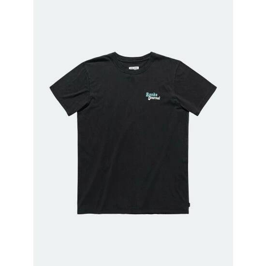 Banks Journal Lei Day Faded Tee Shirt Tops Dirty Black 4 Banks Journal Lei Day Faded Tee Shirt Tops Dirty Black - Image 2