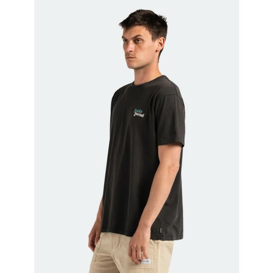 Banks Journal Lei Day Faded Tee Shirt Tops Dirty Black 7 Banks Journal Lei Day Faded Tee Shirt Tops Dirty Black - Image 5