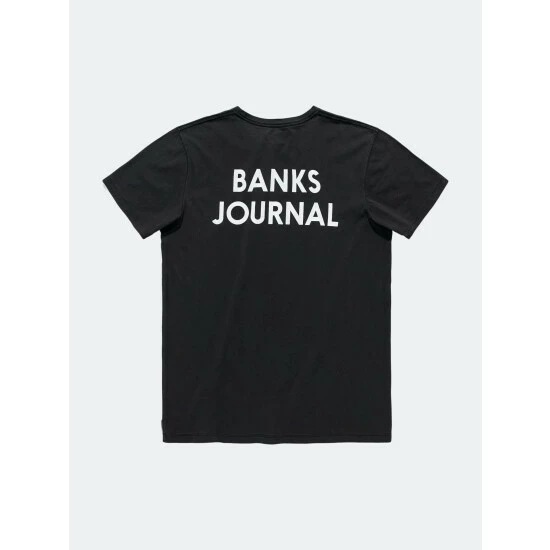Banks Journal Journal Smu Hawaii Tee Shirt Tops Dirty Black 3 Banks Journal Journal Smu Hawaii Tee Shirt Tops Dirty Black