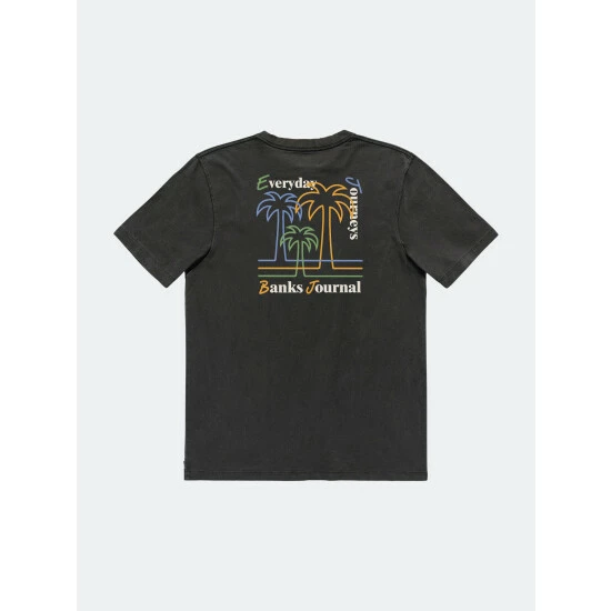 Banks Journal Oasis Trader Tee Shirt T-Shirts Dirty Black 3 Banks Journal Oasis Trader Tee Shirt T-Shirts Dirty Black