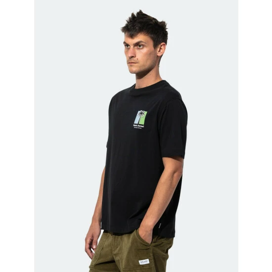 Banks Journal Oasis Trader Tee Shirt T-Shirts Dirty Black 6 Banks Journal Oasis Trader Tee Shirt T-Shirts Dirty Black - Image 4
