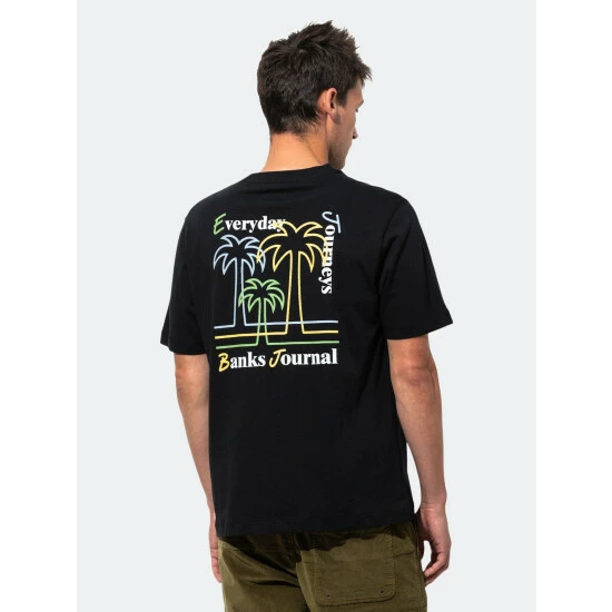 Banks Journal Oasis Trader Tee Shirt T-Shirts Dirty Black 7 Banks Journal Oasis Trader Tee Shirt T-Shirts Dirty Black - Image 5