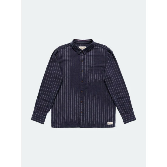 Banks Journal John E L/S Woven Shirt Tops Dirty Denim 3 Banks Journal John E L/S Woven Shirt Tops Dirty Denim