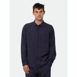 Alternative view of Banks Journal John E L/S Woven Shirt Tops Dirty Denim