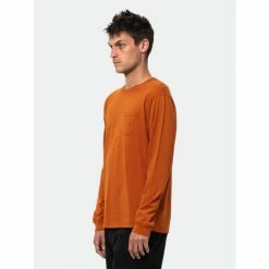 Banks Journal Primary L/S Tee Shirt T-Shirts Dark Amber -Banks Journal store unnamed file 1891