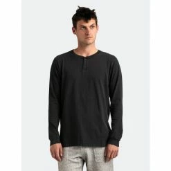 Alternative view of Banks Journal Salvador L/S Tee Shirt Tops Dirty Black