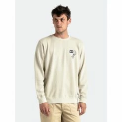 Banks Journal Decoded Crew Sweat Fleece Sweatshirts, Sweaters & Hoodies Bone -Banks Journal store unnamed file 1908