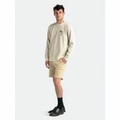 Banks Journal Decoded Crew Sweat Fleece Sweatshirts, Sweaters & Hoodies Bone -Banks Journal store unnamed file 1911