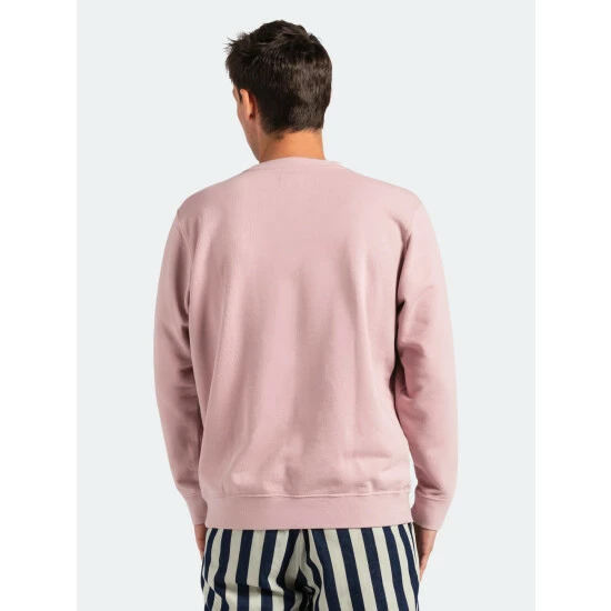 Banks Journal Label Crew Standard Fleece Sweatshirts, Sweaters & Hoodies Pale Lavander 5 Banks Journal Label Crew Standard Fleece Sweatshirts, Sweaters & Hoodies Pale Lavander - Image 3