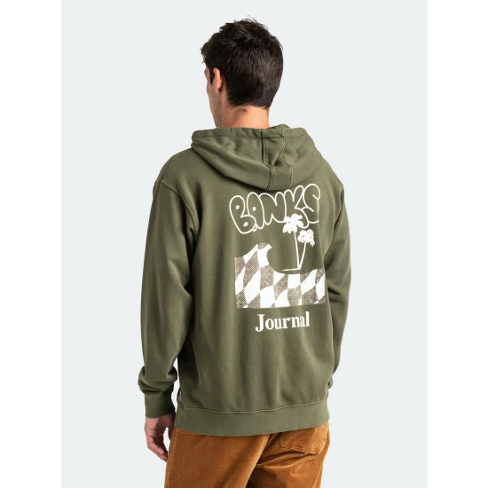 Banks Journal Calypso Parka Fleece Sweatshirts, Sweaters & Hoodies Army 6 Banks Journal Calypso Parka Fleece Sweatshirts, Sweaters & Hoodies Army - Image 4