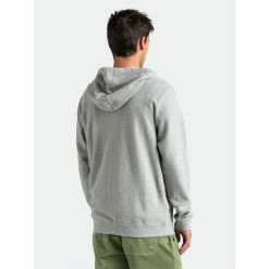 Banks Journal Primary Twill Zip Hoodie Transseasonal Fleece Sweatshirts, Sweaters & Hoodies Heather Grey -Banks Journal store unnamed file 1940