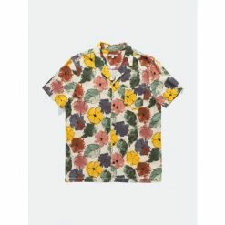 Banks Journal Soho S/S Woven Shirt Tops Bone