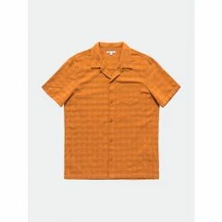 Banks Journal Mammoth S/S Woven Shirt Tops Tabacco