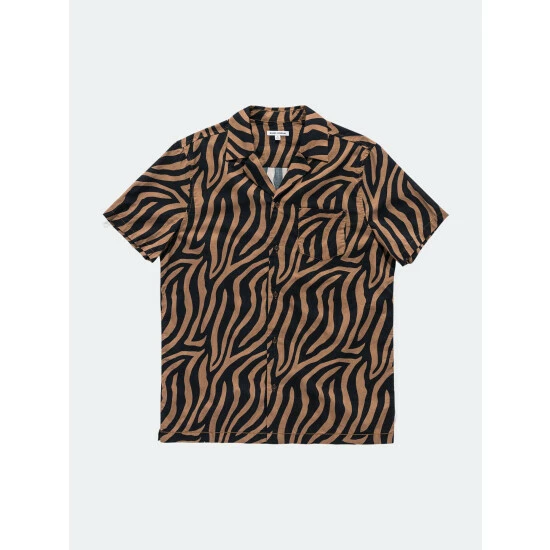Banks Journal Stranger S/S Woven Shirt Tops Clay 3 Banks Journal Stranger S/S Woven Shirt Tops Clay