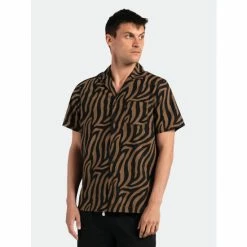 Alternative view of Banks Journal Stranger S/S Woven Shirt Tops Clay