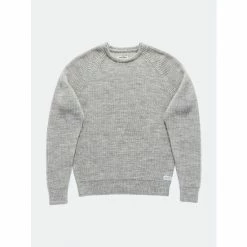 Banks Journal Static Knitwear Sweatshirts, Sweaters & Hoodies Heather Grey