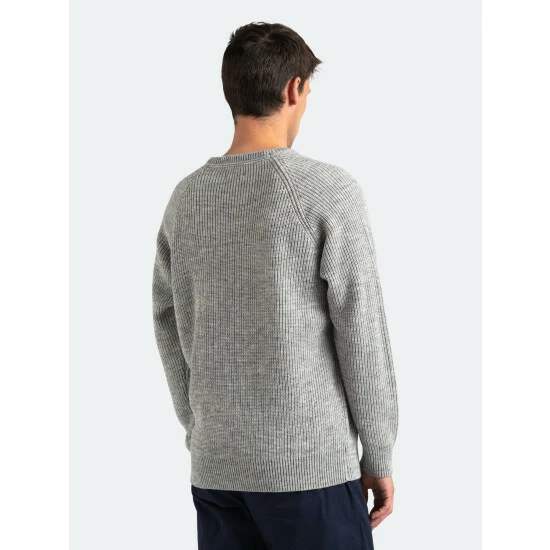 Banks Journal Static Knitwear Sweatshirts, Sweaters & Hoodies Heather Grey 5 Banks Journal Static Knitwear Sweatshirts, Sweaters & Hoodies Heather Grey - Image 3