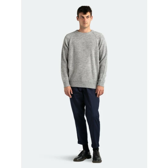 Banks Journal Static Knitwear Sweatshirts, Sweaters & Hoodies Heather Grey 7 Banks Journal Static Knitwear Sweatshirts, Sweaters & Hoodies Heather Grey - Image 5