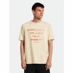 Alternative view of Banks Journal Locator Trader Tee Shirt Tops Bone