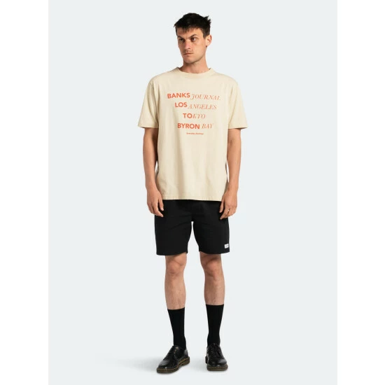 Banks Journal Locator Trader Tee Shirt Tops Bone 7 Banks Journal Locator Trader Tee Shirt Tops Bone - Image 5