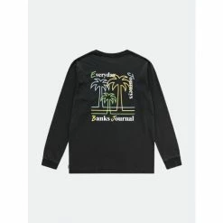 Banks Journal Oasis L/S Tee Shirt T-Shirts Dirty Black