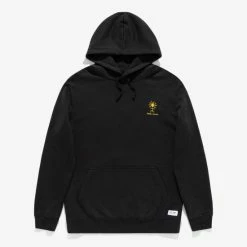 Banks Journal Suntread Hoodie Fleece - Black Sweatshirts, Sweaters & Hoodies