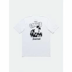 Banks Journal Journal Zine Trader Tee Shirt Tops Off White