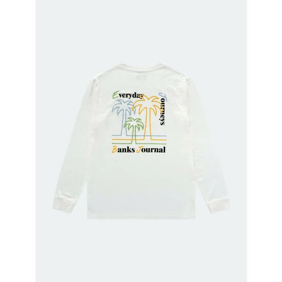 Banks Journal Oasis L/S Tee Shirt T-Shirts Off White 3 Banks Journal Oasis L/S Tee Shirt T-Shirts Off White
