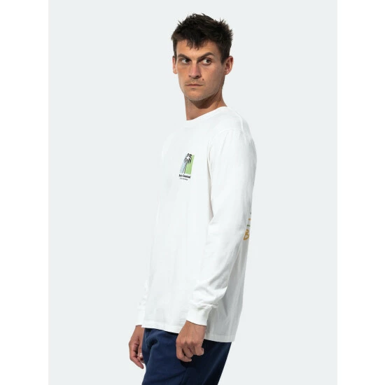 Banks Journal Oasis L/S Tee Shirt T-Shirts Off White 6 Banks Journal Oasis L/S Tee Shirt T-Shirts Off White - Image 4