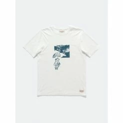 Banks Journal John E Swoopy Tee Shirt Tops Off White