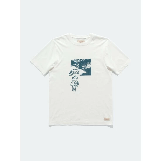 Banks Journal John E Swoopy Tee Shirt Tops Off White 3 Banks Journal John E Swoopy Tee Shirt Tops Off White