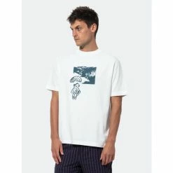 Alternative view of Banks Journal John E Swoopy Tee Shirt Tops Off White