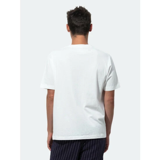 Banks Journal John E Swoopy Tee Shirt Tops Off White 5 Banks Journal John E Swoopy Tee Shirt Tops Off White - Image 3