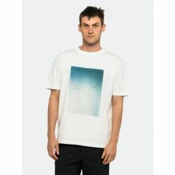 Alternative view of Banks Journal Zak Bush Birds Tee Shirt Tops Off White