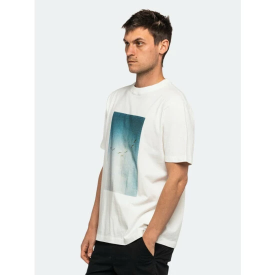 Banks Journal Zak Bush Birds Tee Shirt Tops Off White 5 Banks Journal Zak Bush Birds Tee Shirt Tops Off White - Image 3