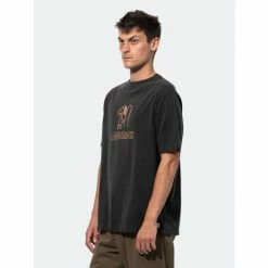 Banks Journal John E Laid Back Tee Shirt Tops Dirty Black -Banks Journal store unnamed file 2102
