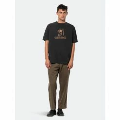 Banks Journal John E Laid Back Tee Shirt Tops Dirty Black -Banks Journal store unnamed file 2103
