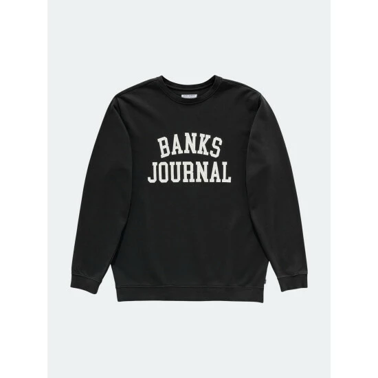 Banks Journal Defense Crew Sweat Fleece Sweatshirts, Sweaters & Hoodies Dirty Black 3 Banks Journal Defense Crew Sweat Fleece Sweatshirts, Sweaters & Hoodies Dirty Black