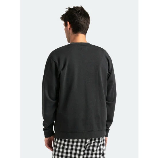 Banks Journal Defense Crew Sweat Fleece Sweatshirts, Sweaters & Hoodies Dirty Black 5 Banks Journal Defense Crew Sweat Fleece Sweatshirts, Sweaters & Hoodies Dirty Black - Image 3