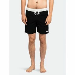 Banks Journal Primary Elastic Boardshort Swimwear Dirty Black -Banks Journal store unnamed file 2117